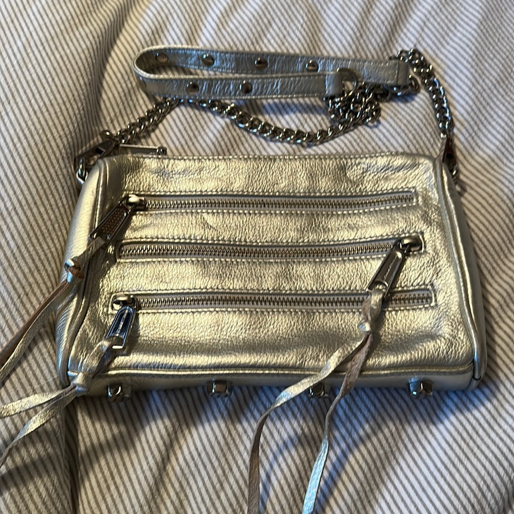 Rebecca Minkoff silver purse